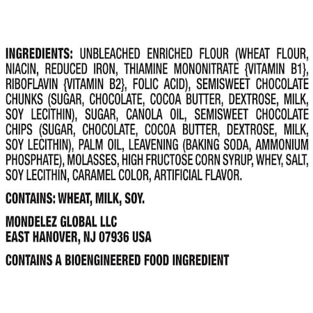 Chips Ahoy! Nabisco Chips Ahoy Chunky Chocolate Chip Cookies 11.75 oz., PK12 03221